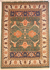 Persian Ardebil Hand-knotted Rug Wool on Cotton (ID 1184)