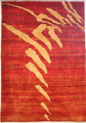 Persian Shiraz Hand-knotted Gabbeh Wool on Wool (ID 157)