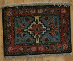 Persian Isfahan Hand-knotted Rug Wool on Cpttpn (ID 1052)