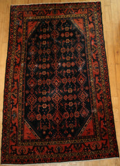 Persian Qashqai Hand-knotted Rug Wool on Cotton (ID 1174)