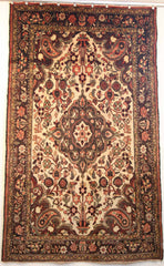 Persian Qashqai Hand-knotted Rug Wool on Cotton (ID 1236)