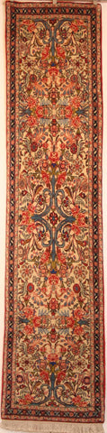 Persian Sanneh Hand-knotted Runner Wool on Cotton (ID 61)
