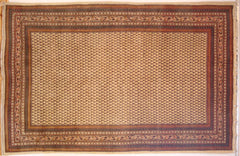 Persian Sarough Hand-knotted Rug Wool on Cotton (ID 1005)