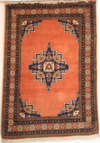 Persian Ardebil Hand-knotted Rug Wool on Cotton (ID 1018)