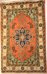 Persian Ardebil Hand-knotted Rug Wool on Cotton (ID 206)