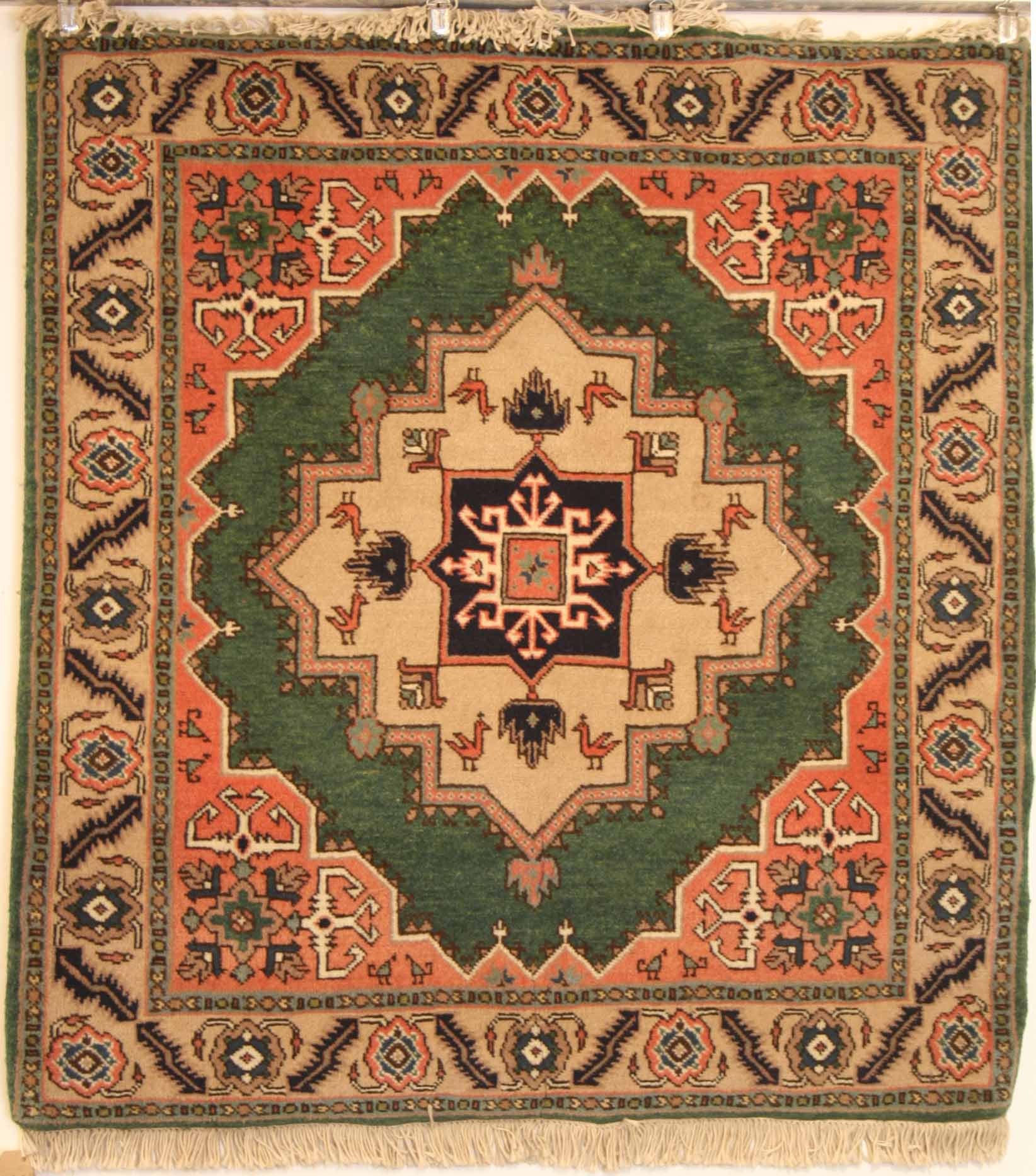 Persian Ardebil Hand knotted Rug Wool on Cotton ID 203 Gabbeh