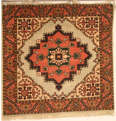 Persian Ardebil Hand-knotted Rug Wool on Cotton (ID 1031)