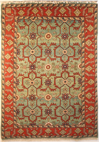 Persian Ardebil Hand-knotted Rug Wool on Cotton (ID 1230)