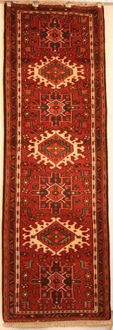 Persian Ardebil Hand-knotted Runner Wool on Cotton (ID 1057)