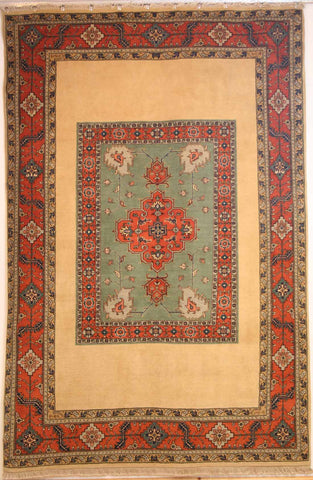 Persian Ardebil Hand-knotted Rug Wool on Cotton (ID 284)