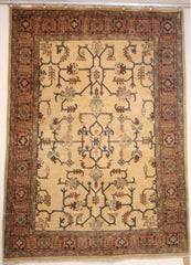 Persian Ardebil Hand-knotted Rug Wool on Cotton (ID 165)