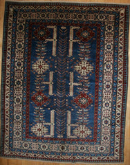 Azerbaijani Baku Hand-knotted Rug Wool on Cotton (ID 1265)