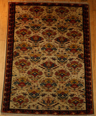 Azerbaijani Baku Hand-knotted Rug Woll on Cotton (ID 1314)