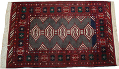 Persian Baluch Hand-knotted Rug Wool on Cotton (ID 1224)