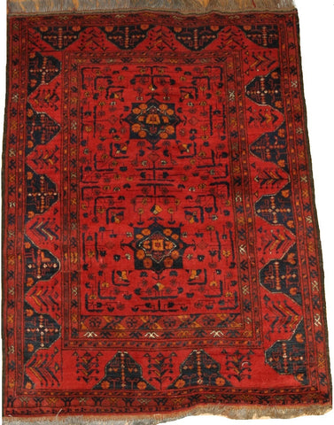 Persian Baluch(khan mohammadi) Hand-knotted Rug Wool on Wool (ID 1262)
