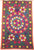 Uzbek Samarkhand Hand-knotted Hand Embroidered Cotton on Cotton (ID 1074)