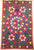 Uzbek Samarkhand Hand-knotted Hand Embroidered Cotton on Cotton (ID 1074)