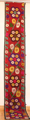 Uzbek Samarkhand Hand-knotted Hand Embroidered Cotton on Cotton (ID 1070)