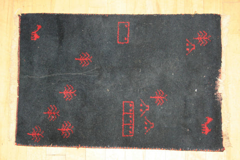Persian Shiraz Hand-knotted Gabbeh Wool on Wool (ID 1051)