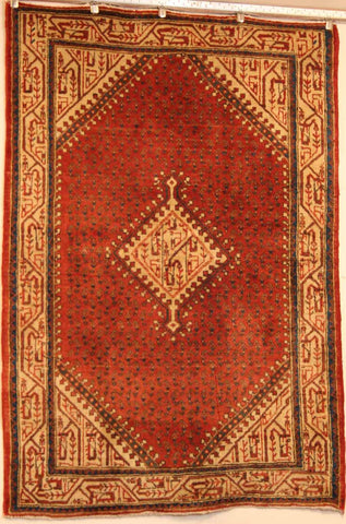 Persian Hamedan Hand-knotted Rug Wool on Cotton (ID 1250)
