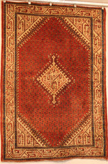 Persian Hamedan Hand-knotted Rug Wool on Cotton (ID 1250)
