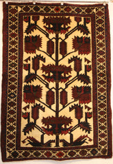 Persian Hamedan Hand-knotted Rug Wool on Cotton (ID 1245)