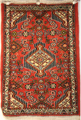 Persian Hamedan Hand-knotted Rug Wool on Cotton (ID 1053)