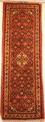 Persian Hamedan Hand-knotted Runner Wool on Cotton (ID 60)