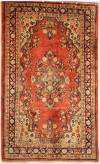 Persian Hamedan Hand-knotted Rug Wool on Cotton (ID 1241)