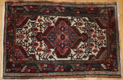 Persian Hamedan Hand-knotted Rug Wool on Cotton (ID 1162)