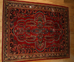 Persian Hamedan Hand-knotted Rug Wool on Cotton (ID 1154)