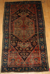 Persian Hamadan Hand-knotted Rug Wool on Cotton (ID 1108)