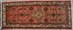Persian Hamedan Hand-knotted Runner Wool on Cotton (ID 1294)