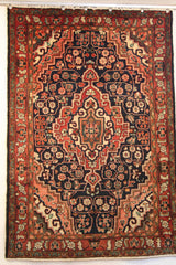 Persian Hamedan Hand-knotted Rug Wool on Cotton (ID 77478h)