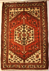 Persian Hamedan Hand-knotted Rug Wool on Cotton (ID 1438h)