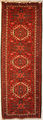 Persian Heriz11 Hand-knotted Runner Wool on Cotton (ID 1056)