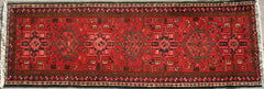 Persian Heriz Hand-knotted Runner Wool on Cotton (ID 84)