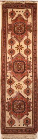 Persian Isfahan Hand-knotted Runner Wool on Cotton (ID 32)