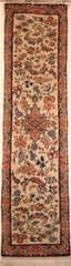 Persian Isfahan Hand-knotted Runner Wool on Cotton (ID 58)