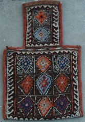 Persian Qashqai Hand-knotted Saltbag Wool on Wool (ID 1082)
