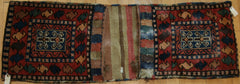 Persian Kurdistan Hand-knotted Khorjin Wool on Wool (ID 1118)