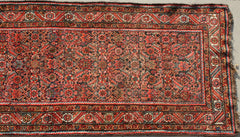 Persian Hamedan (Malayer) Hand-knotted Runner Wool on Cotton (ID 1146)