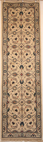Persian Naein Hand-knotted Runner Wool on Cotton (ID 59)