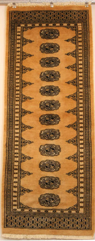 Pakistan Lahore Hand-knotted Runner Wool on Cotton (ID 1039)