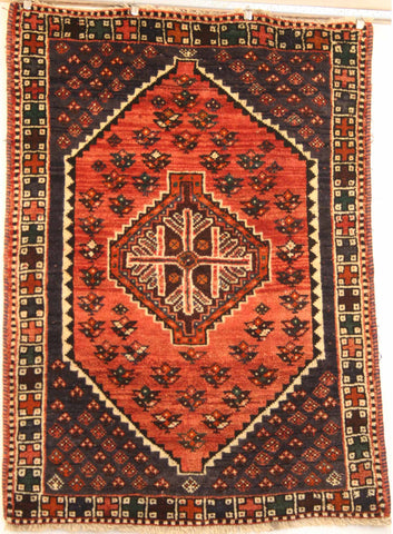Persian Qashqai Hand-knotted Rug Wool on Wool (ID 1251)