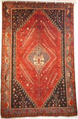 Persian Qashqai Hand-knotted Rug Wool on Wool (ID 1232)