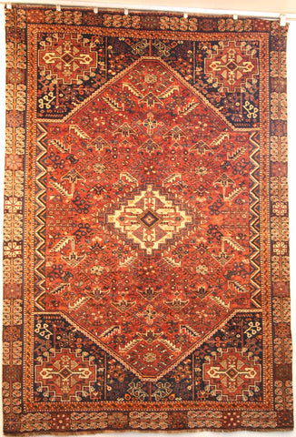 Persian Qashqai Hand-knotted Rug Wool on Wool (ID 1229)