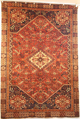 Persian Qashqai Hand-knotted Rug Wool on Wool (ID 1229)