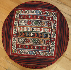 Persian Qashqai Hand-knotted Stool Wool on Wool (ID 1446)