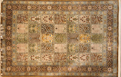 Persian Qom Hand-knotted Rug Silk on Silk (ID 225)